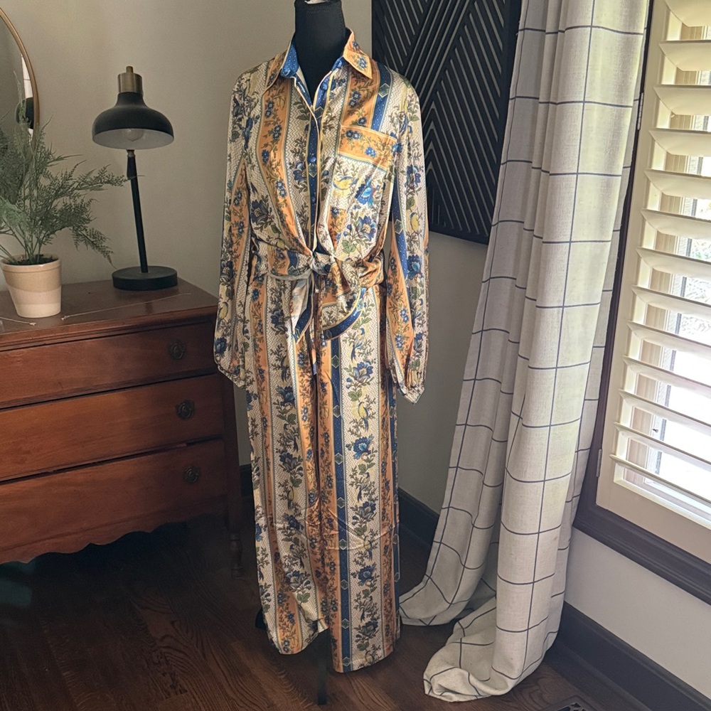 Beulah gold and blue set medium